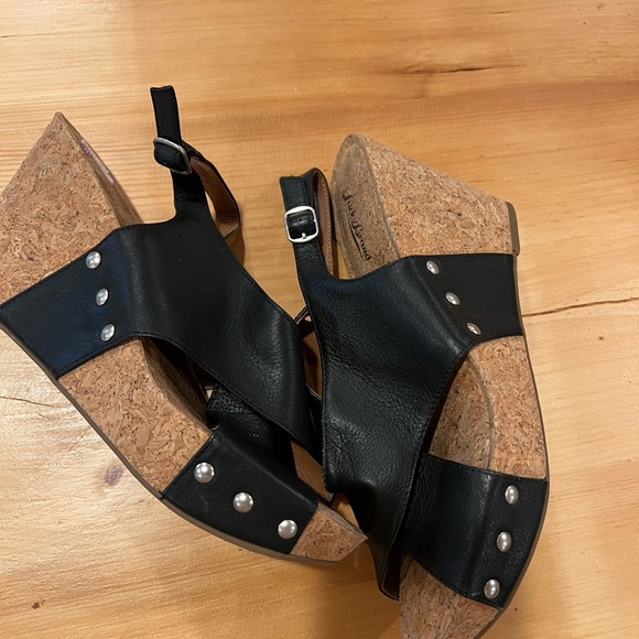 Lucky Brand Minari Cork Wedge Sandal - Picture 2 of 4